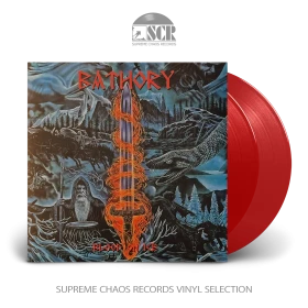 BATHORY · Blood On Ice | RED 2LP (Black Metal Vinyl)