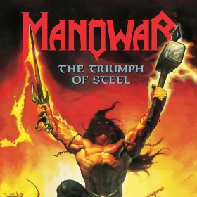 MANOWAR · The Triumph of Steel | TRANSPARENT SILVER 2LP (Heavy Metal Vinyl) · Picture 1