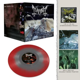 MAYHEM · Grand Declaration Of War | RED SILVER SUNBURST LP (Black Metal Vinyl) · Picture 2