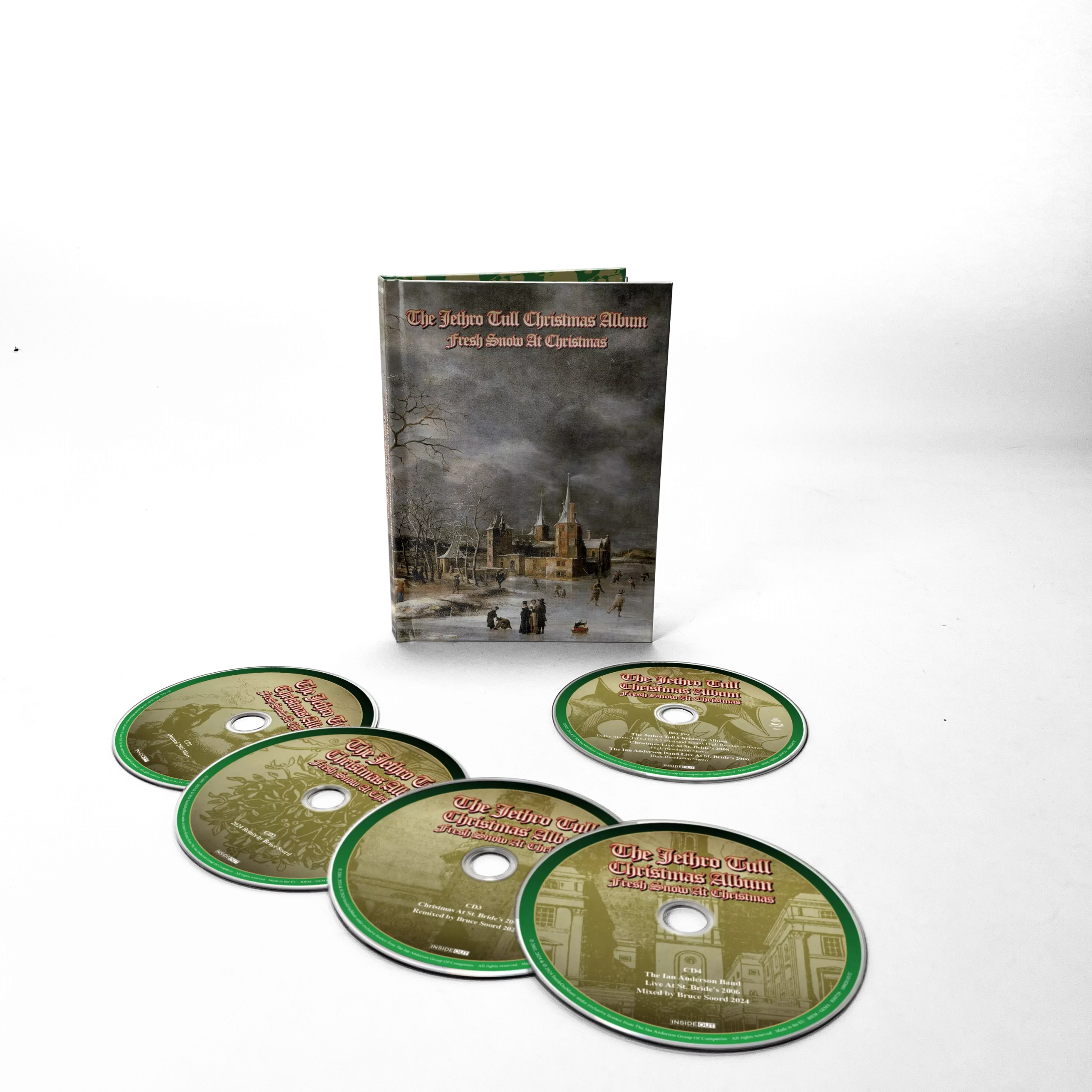 JETHRO TULL - The Jethro Tull Christmas Album - Fresh Snow At Christmas · DELUXE 4CD+BLU-RAY MEDIABOOK (Progressive Rock CDs)