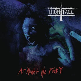NIGHTFALL · At Night We Prey | RED LP (Death Metal Vinyl) · Picture 1