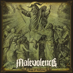 MALEVOLENCE · Reign Of Suffering (Re-Issue 2023) | TRANSPARENT SUN YELLOW LP (Hardcore Vinyl) · Picture 1