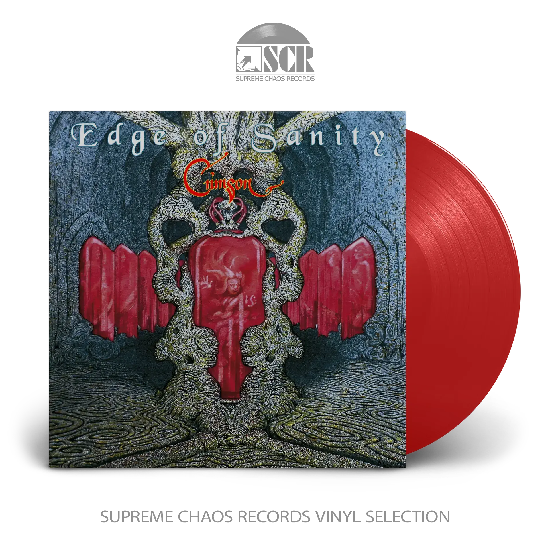 EDGE OF SANITY - Crimson (Re-issue2025) · TRANSPARENT RED LP (Progressive Metal/Melodic Death Metal Vinyl)