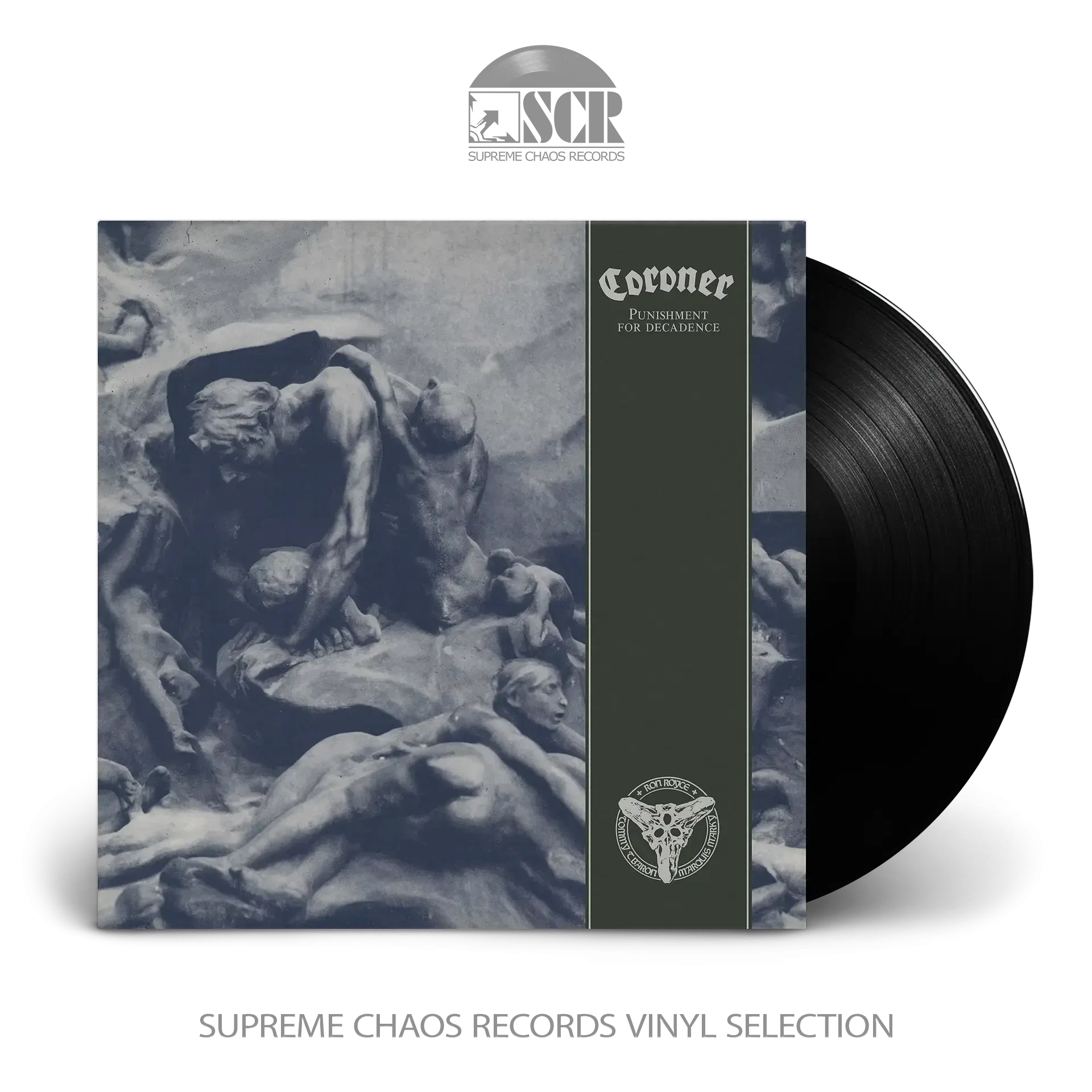 CORONER - Punishment for Decadence [BLACK LP] (Thrash Metal Vinyl)
