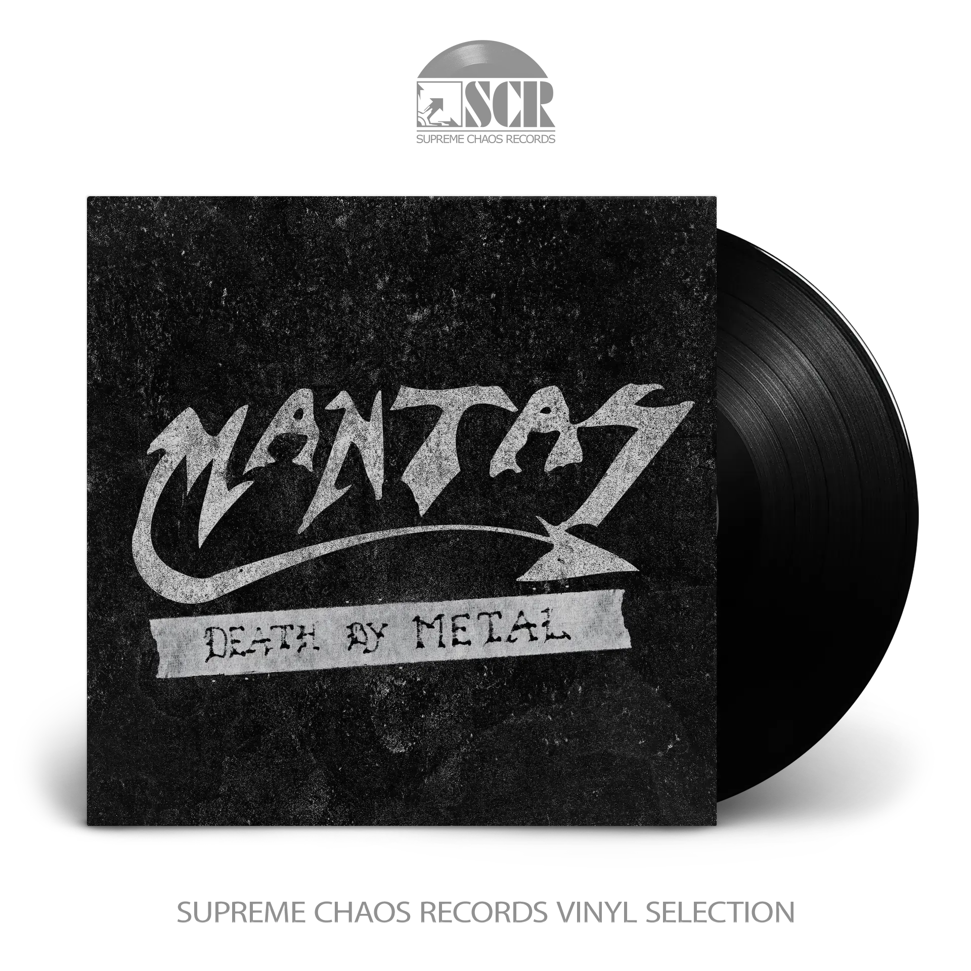 MANTAS · Death By Metal | BLACK LP (Death Metal Vinyl)