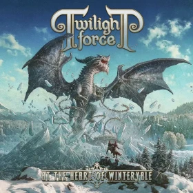 TWILIGHT FORCE · At The Heart Of Wintervale | WHITE/BLUE SPLATTER LP (Power Metal Vinyl) · Picture 1