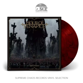 HOUR OF PENANCE · Devotion | RED/BLACK SMOKE LP (Death Metal Vinyl)