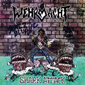 WEHRMACHT · Shark Attack | BLACK LP (Thrash Metal Vinyl) · Picture 1