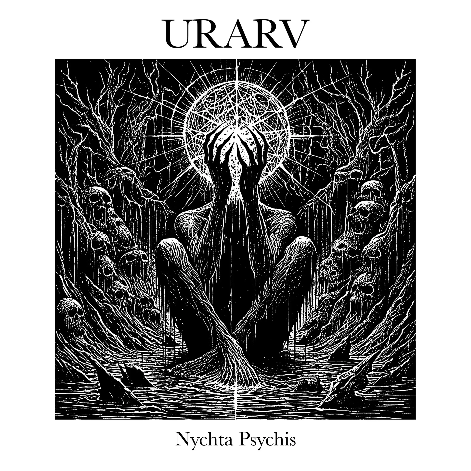 URARV · Nychta Psychis | BLACK LP (Black Metal Vinyl) · Picture 1