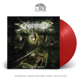 ABORTED · The Archaic Abattoir | TRANSPARENT RED LP (Death Metal Vinyl)