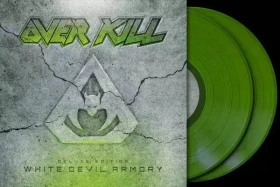 OVERKILL · White Devil Armory - Deluxe Edition (Pop-Up) | CLEAR GREEN DLP (Thrash Metal Vinyl)
