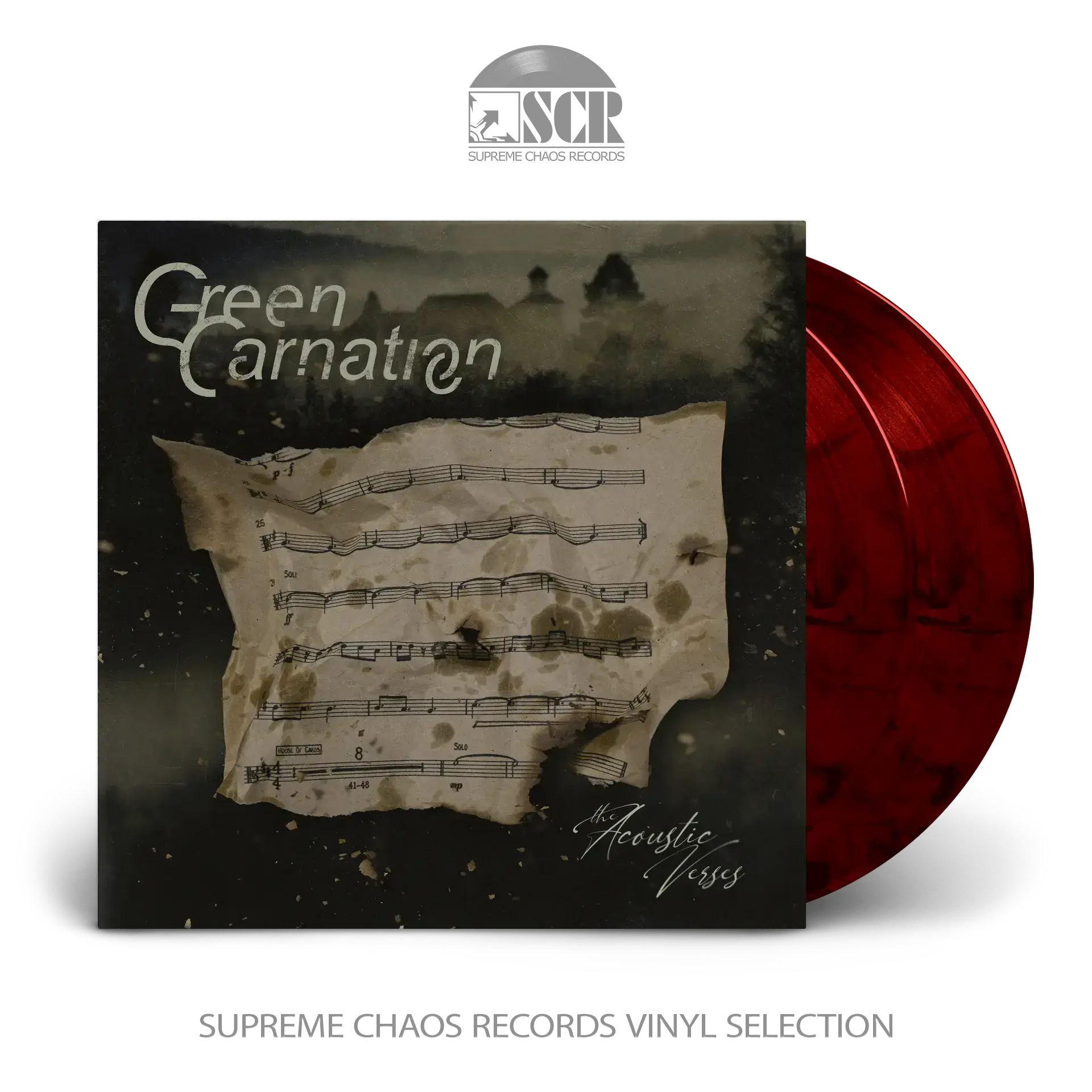 GREEN CARNATION - The Acoustic Verses (Remaster 2021) · RED/WHITE/BLACK 2LP (Progressive Rock Vinyl)