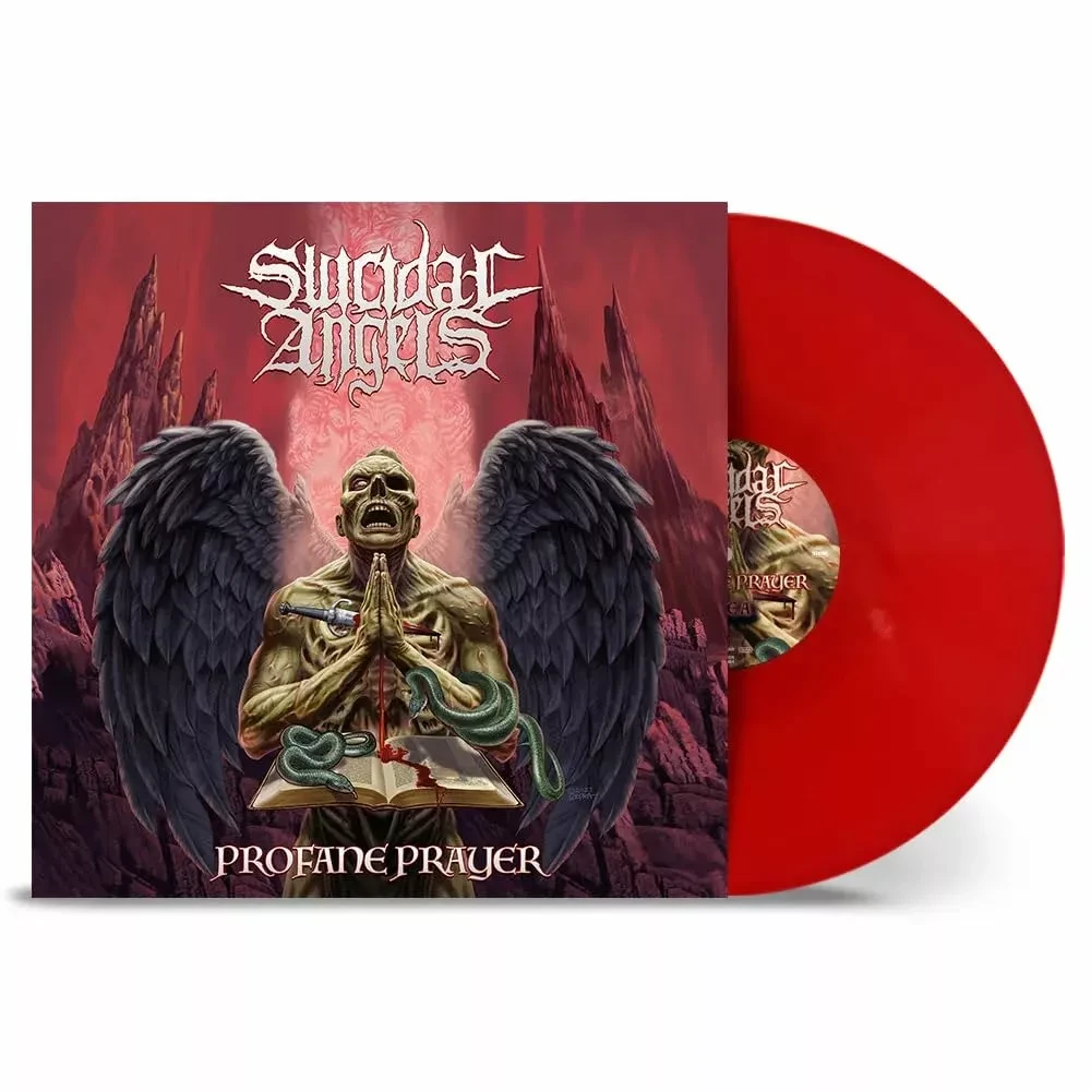 SUICIDAL ANGELS · Profane Prayer | SOLID RED LP (Thrash Metal Vinyl)