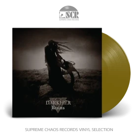DARKHER · Realms | GOLD LP (Doom Metal Vinyl)
