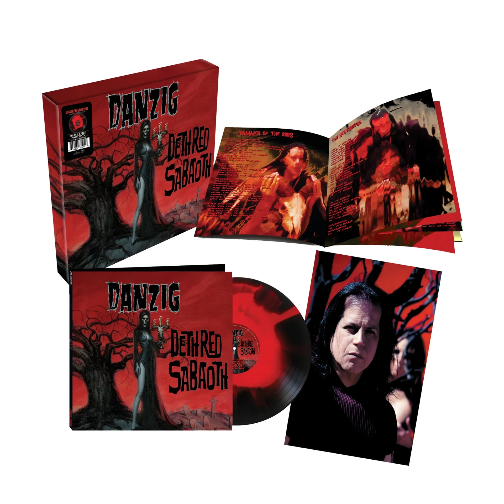 DANZIG · Deth Red Sabaoth | RED BLACK HAZE LP BOX SET (Heavy Metal Vinyl)