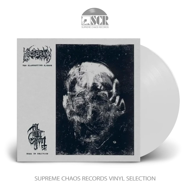 Koldbrann / Tilintetgjort · Den Klandestine Kjerne / Eons In Oblivion | White 7"