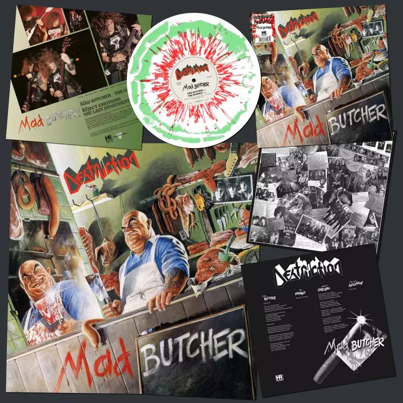 DESTRUCTION · Mad Butcher | MIXED SPLATTER LP (Thrash Metal Vinyl) · Picture 2