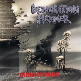 DEMOLITION HAMMER · Epidemic Of Violence (Re-Issue 2023) | TRANSPARENT SUN YELLOW LP (Thrash Metal Vinyl) · Picture 1