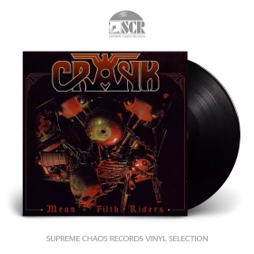 CRANK · Mean Filth Riders | BLACK LP (Heavy Metal Vinyl)