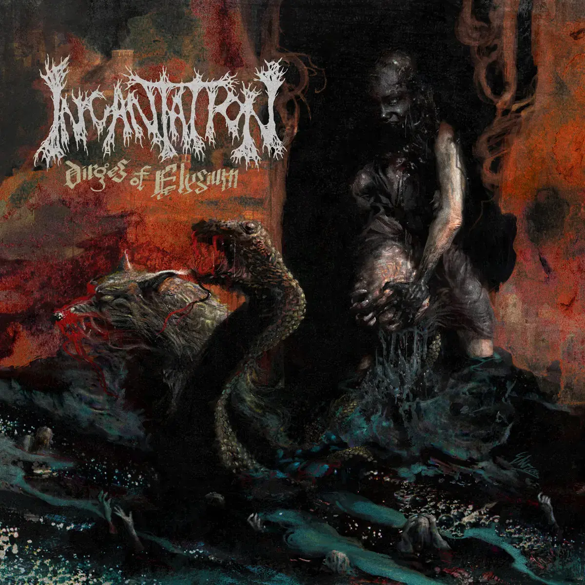 INCANTATION · Dirges of Elysium | BLACK LP (Death Metal Vinyl) · Picture 1