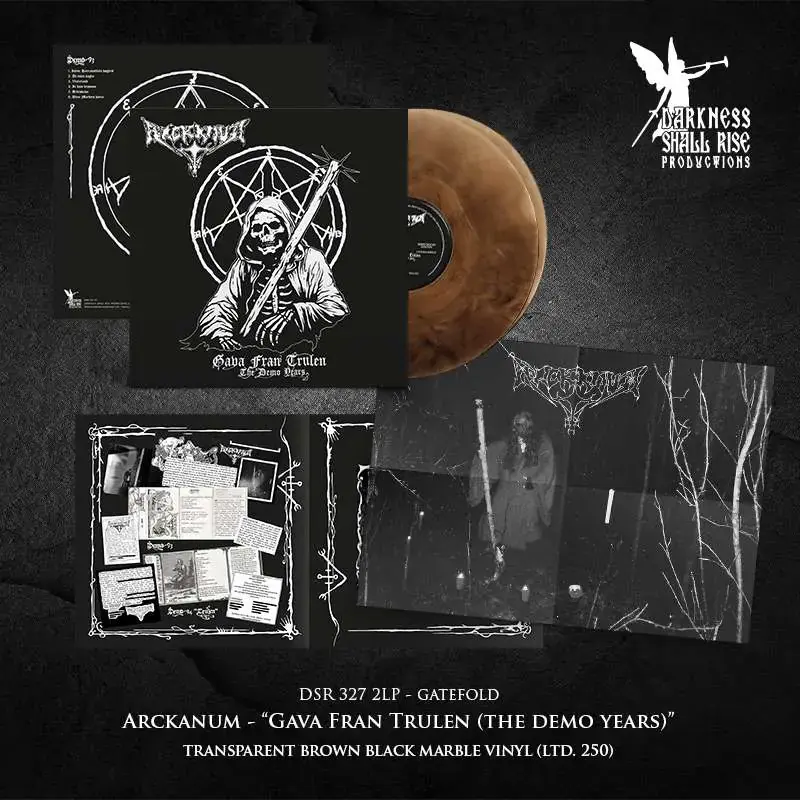 ARCKANUM · Gava Fran Trulen (The Demo Years) | BROWN/BLACK 2LP (Black Metal Vinyl) · Picture 2