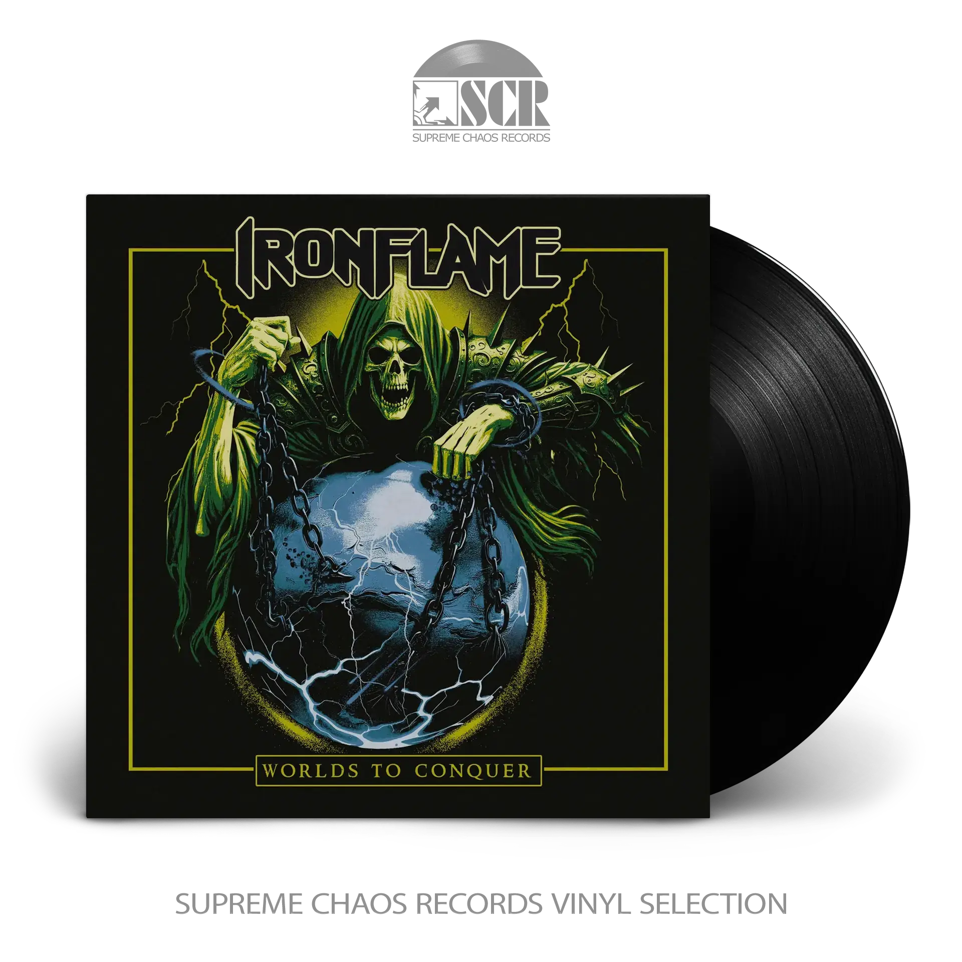 IRONFLAME - Worlds to Conquer [BLACK LP] (Heavy Metal Vinyl)
