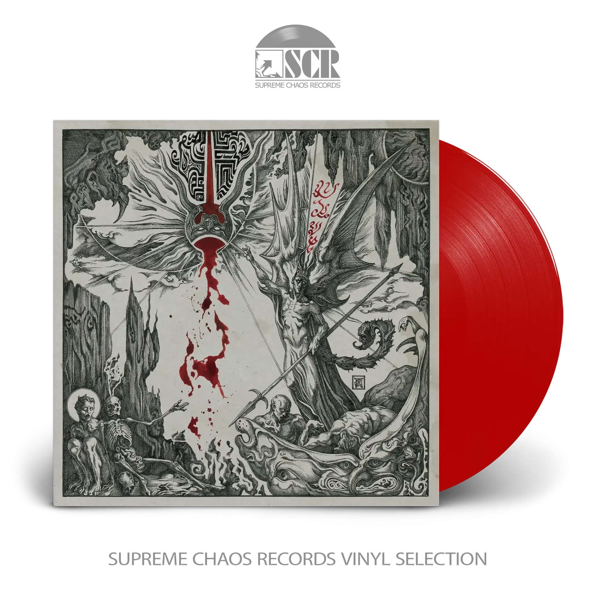 ENTHRONED · Ashspawn | RED LP (Black Metal Vinyl)