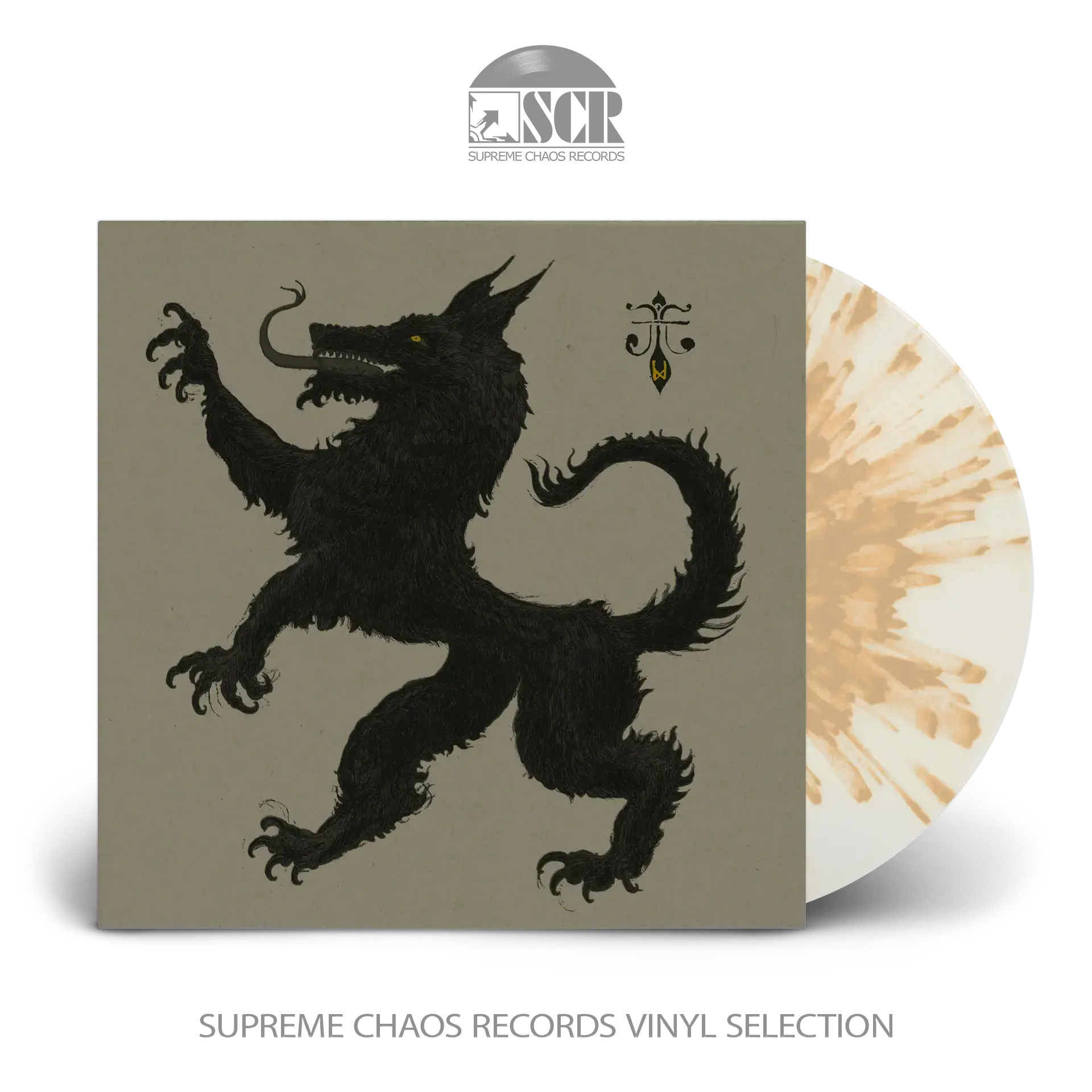 WORMWITCH - Wolf Hex · CLEAR/GOLD SPLATTER LP (Black Metal/Melodic Death Metal Vinyl)