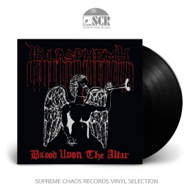 BLASPHEMY · Blood Upon The Altar | BLACK LP (Black Metal Vinyl)