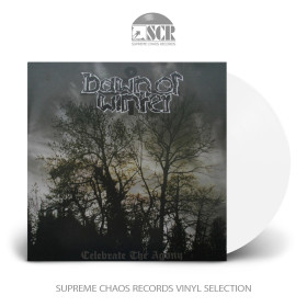DAWN OF WINTER · Celebrate The Agony | WHITE LP (Doom Metal Vinyl)