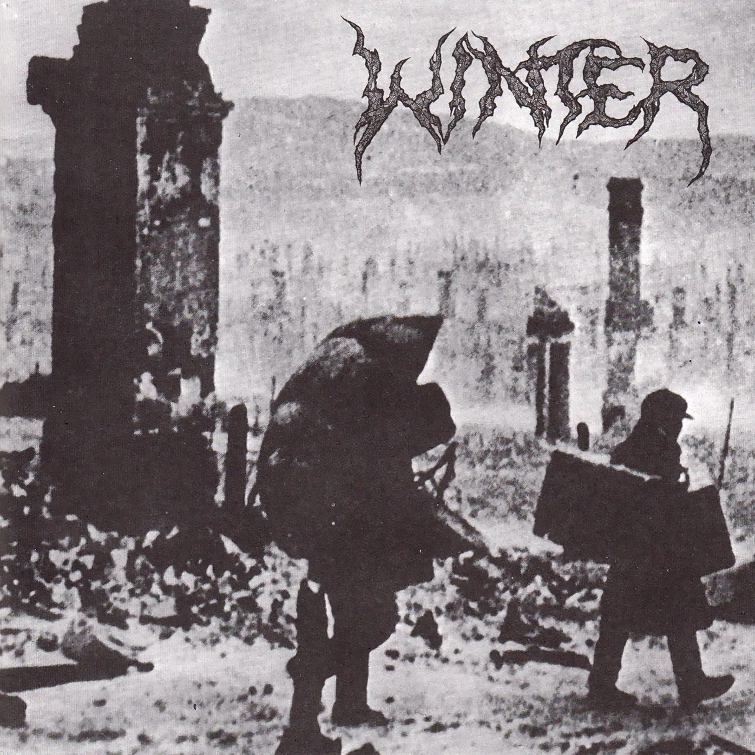 WINTER - Into Darkness · VIOLET/BLACK LP (Doom Metal Vinyl) · Picture 1