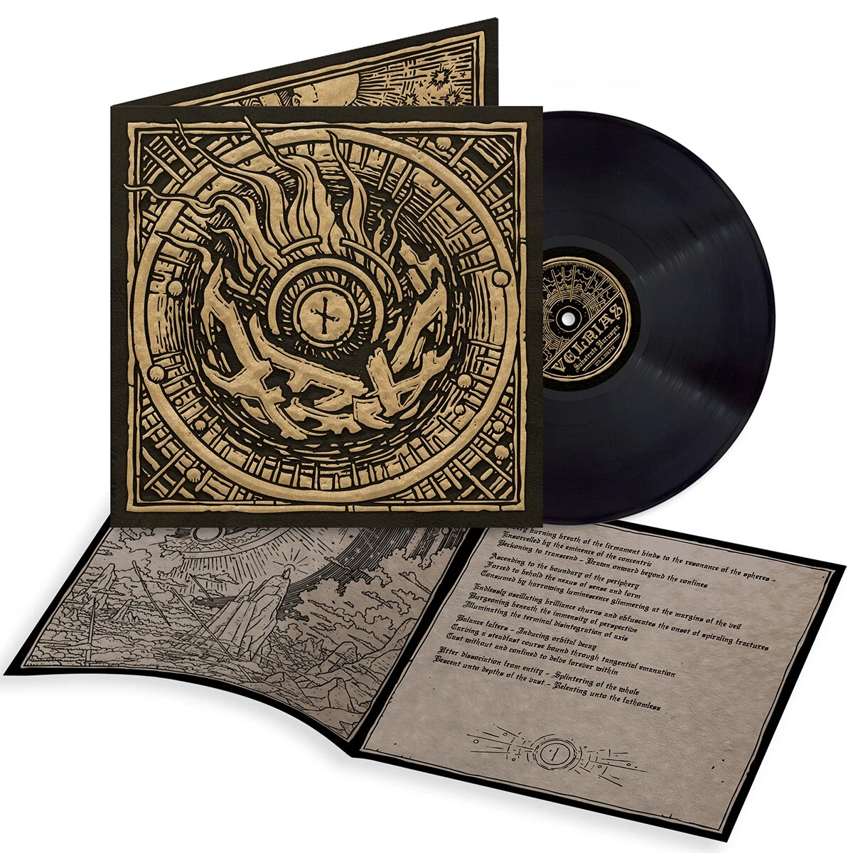 VELNIAS · Substrate Haruspex | BLACK LP (Folk/Doom Metal Vinyl)