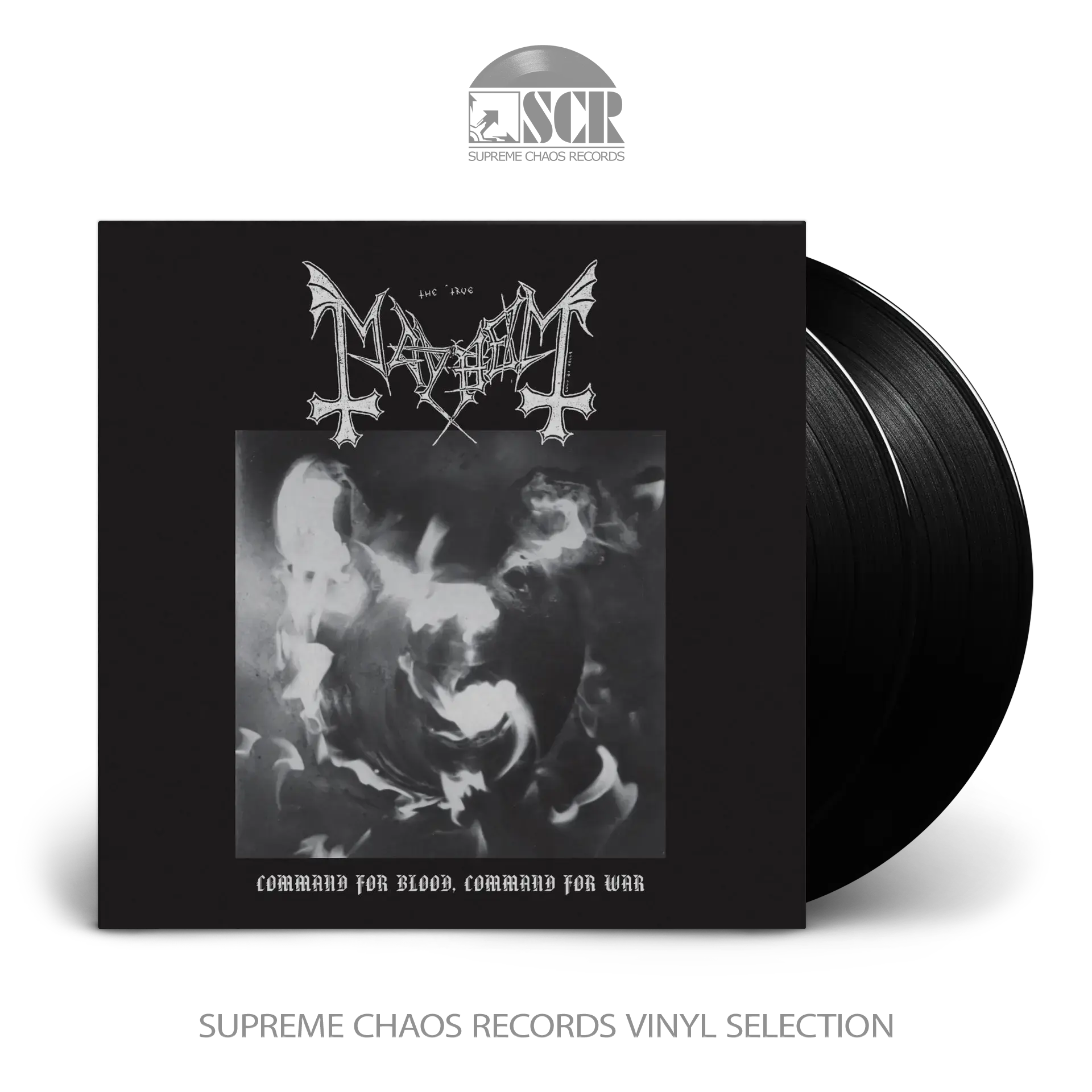 MAYHEM · Command For Blood, Command For War | BLACK 2LP (Black Metal Vinyl)