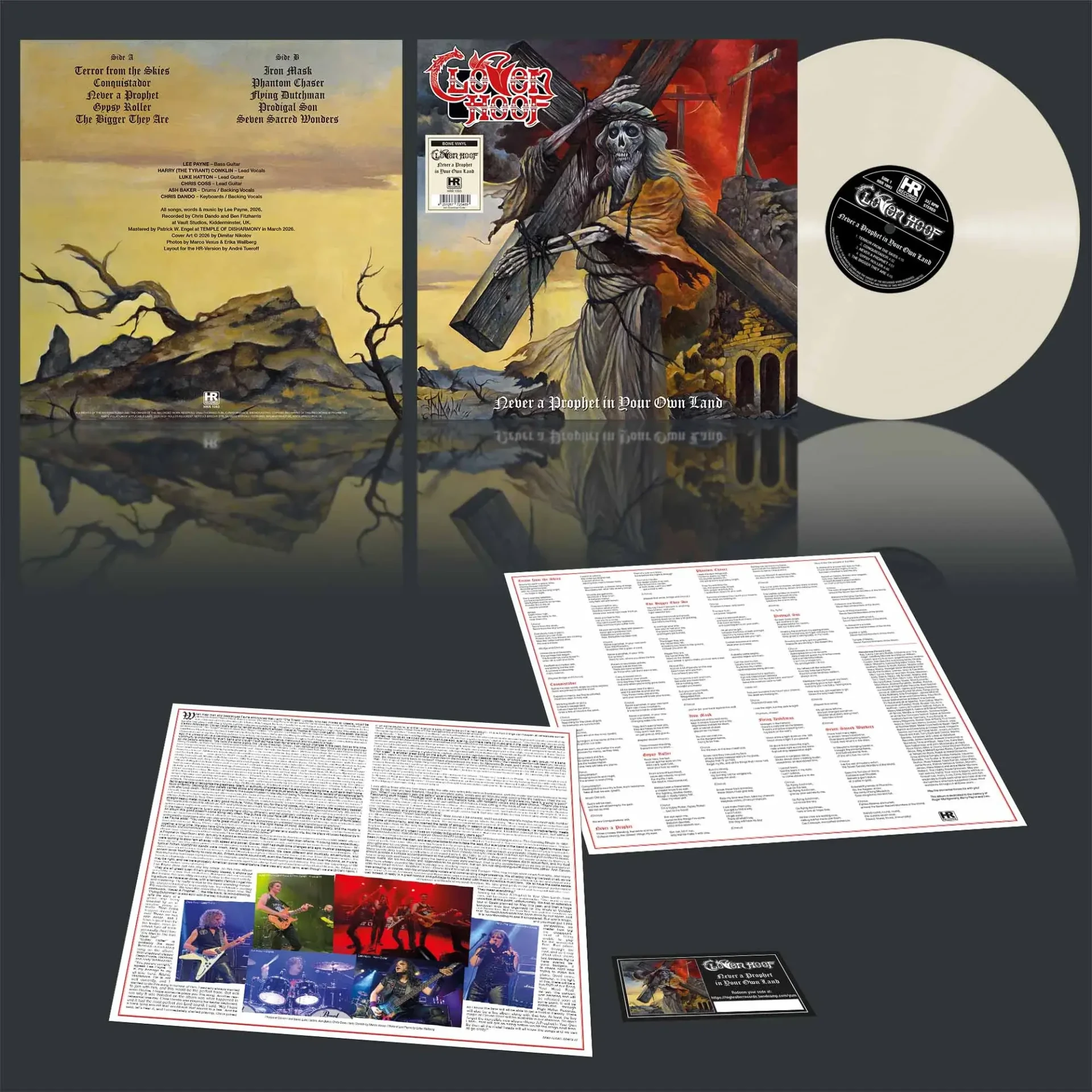 CLOVEN HOOF · Never a Prophet in Your Own Land | BONE LP (Heavy Metal Vinyl) · Picture 2