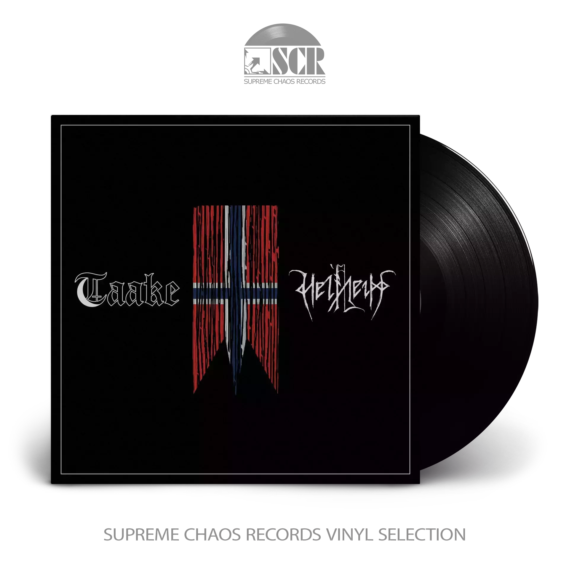 TAAKE / HELHEIM · Henholdsvis | BLACK 10" LP (Black Metal Vinyl)