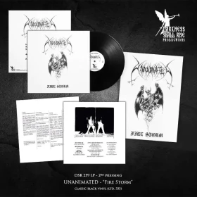UNANIMATED · Fire Storm | BLACK LP (Death Metal Vinyl) · Picture 2