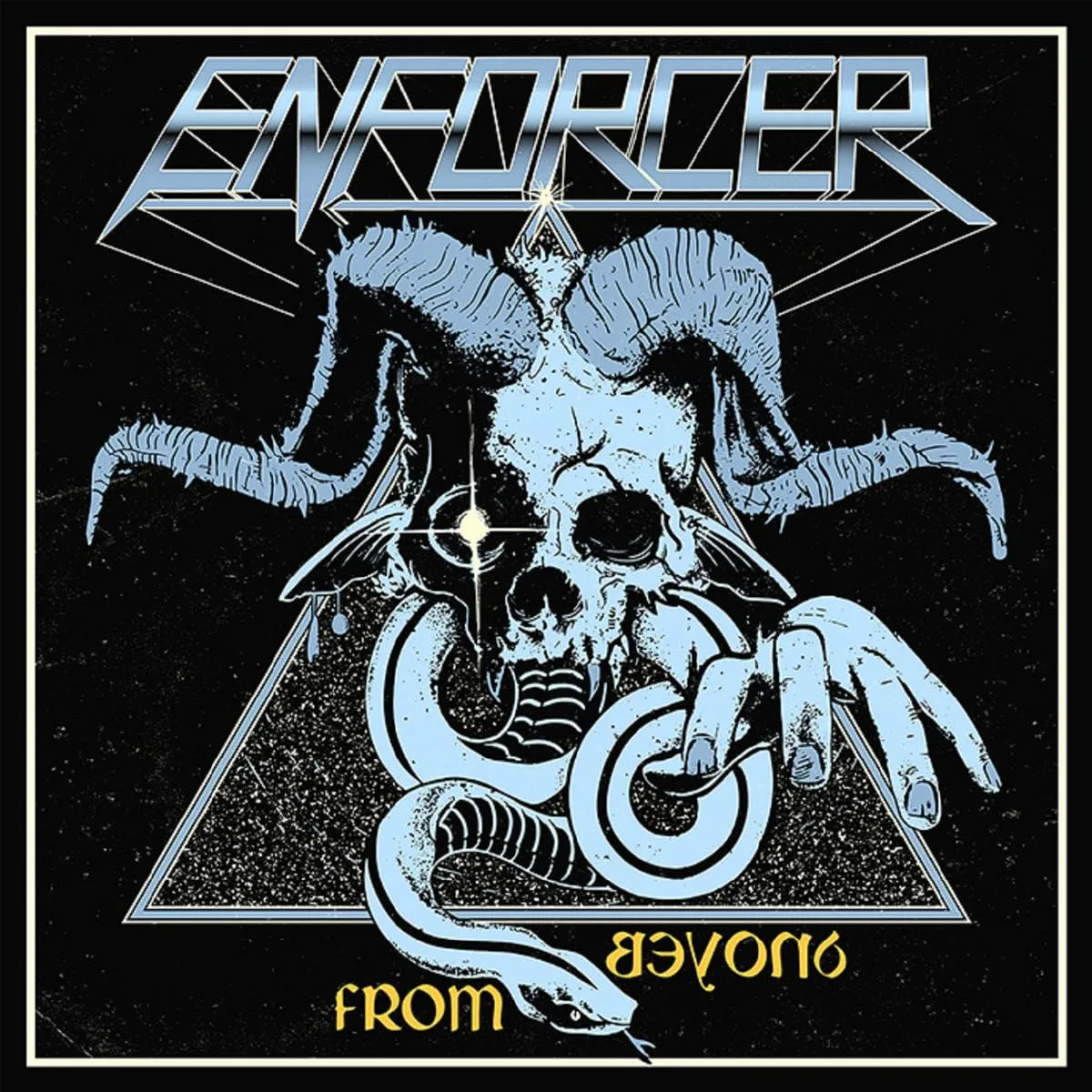 ENFORCER · From Beyond | CLEAR/BLUE/BLACK SPLATTER LP (Heavy Metal Vinyl) · Picture 1