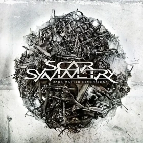 SCAR SYMMETRY - Dark Matter Dimensions · GREY/BLACK SPLATTER DLP (Melodic Death Metal Vinyl) · Picture 1