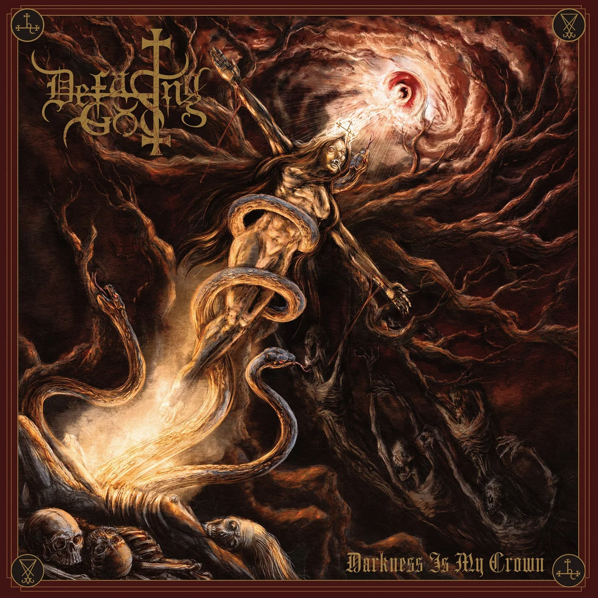 DEFACING GOD · Darkness Is My Crown | DIGIPAK CD (Death Metal CDs)