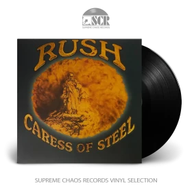RUSH · Caress Of Steel | BLACK LP (Progressive Rock/Hard Rock Vinyl)