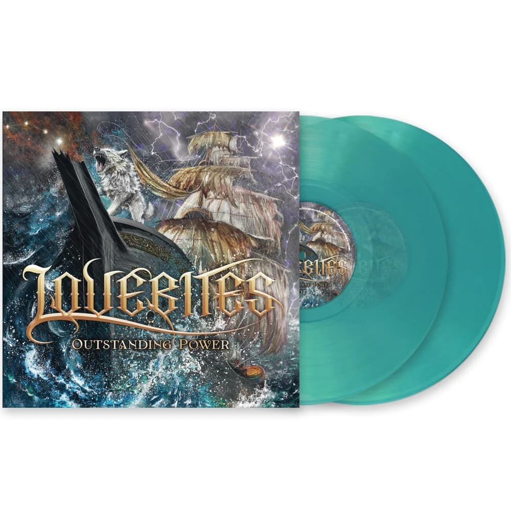 LOVEBITES · Outstanding Power | TURQUOISE 2LP (Power Metal/Heavy Metal Vinyl) · Picture 3