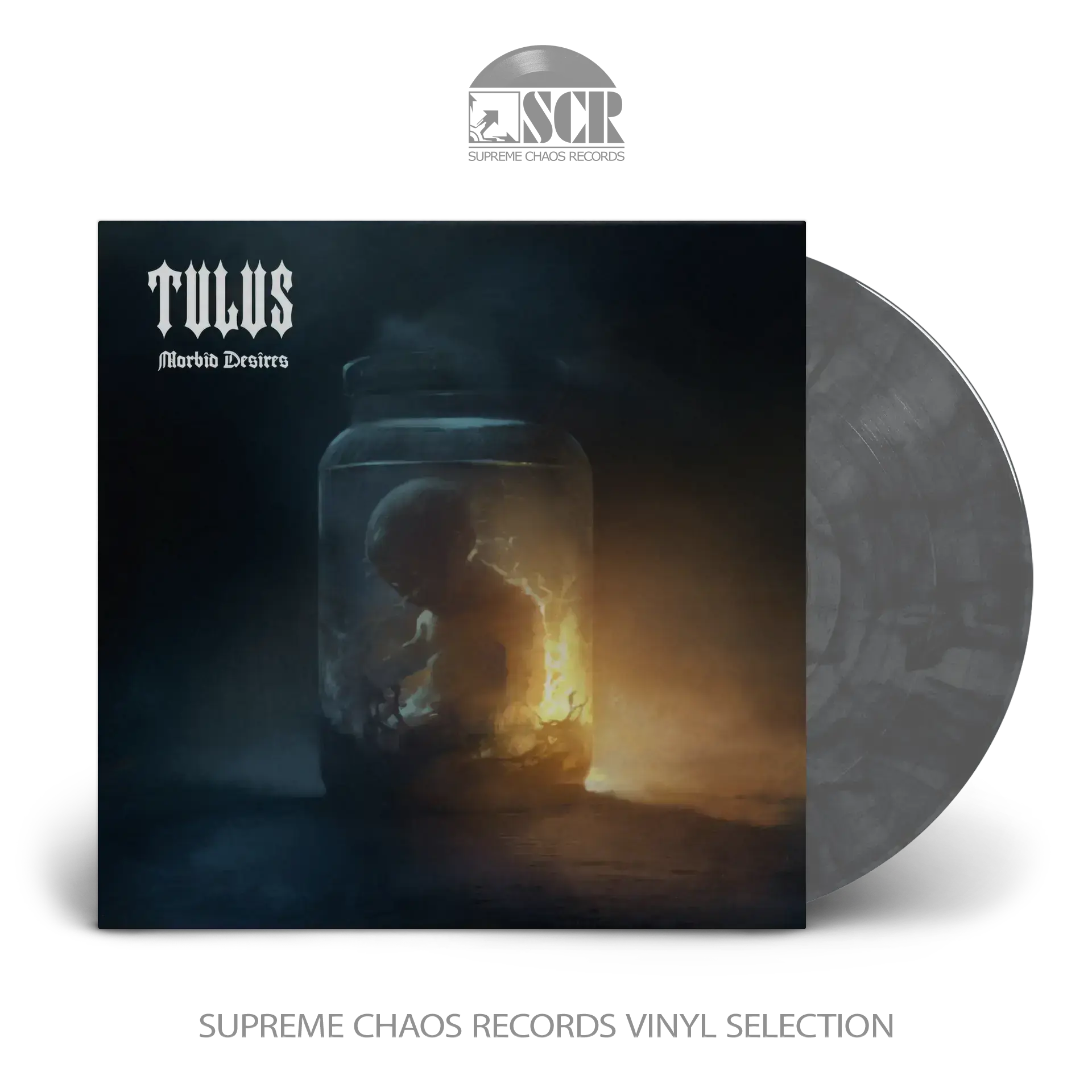 TULUS · Morbid Desires | GREY BLACK MARBLED LP (Black Metal Vinyl)