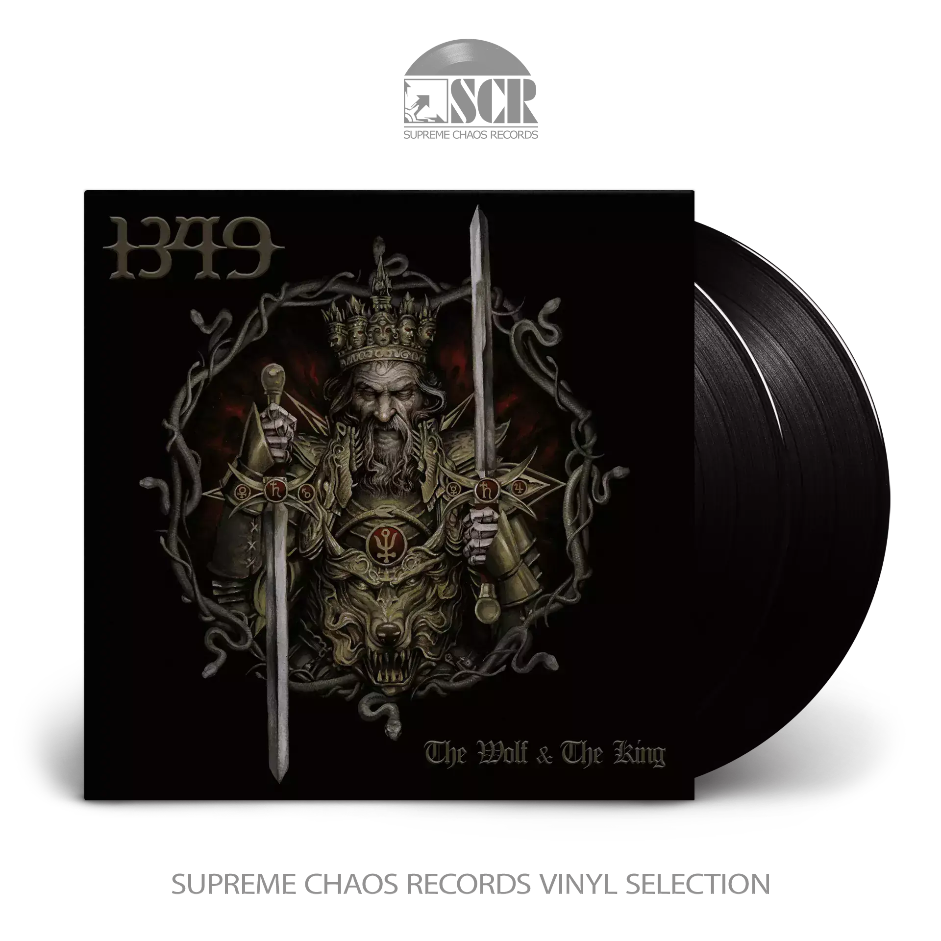 1349 · The Wolf & The King | BLACK 2LP (Black Metal Vinyl)