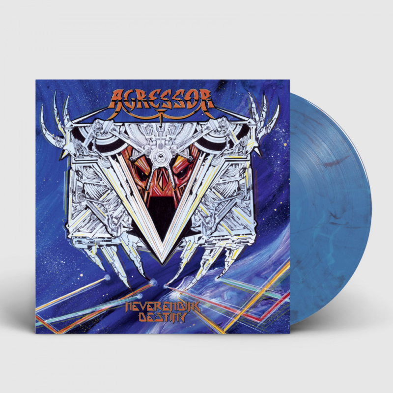 AGRESSOR - Neverending Destiny · CLEAR/RED/BLUE LP (Death Metal Vinyl)
