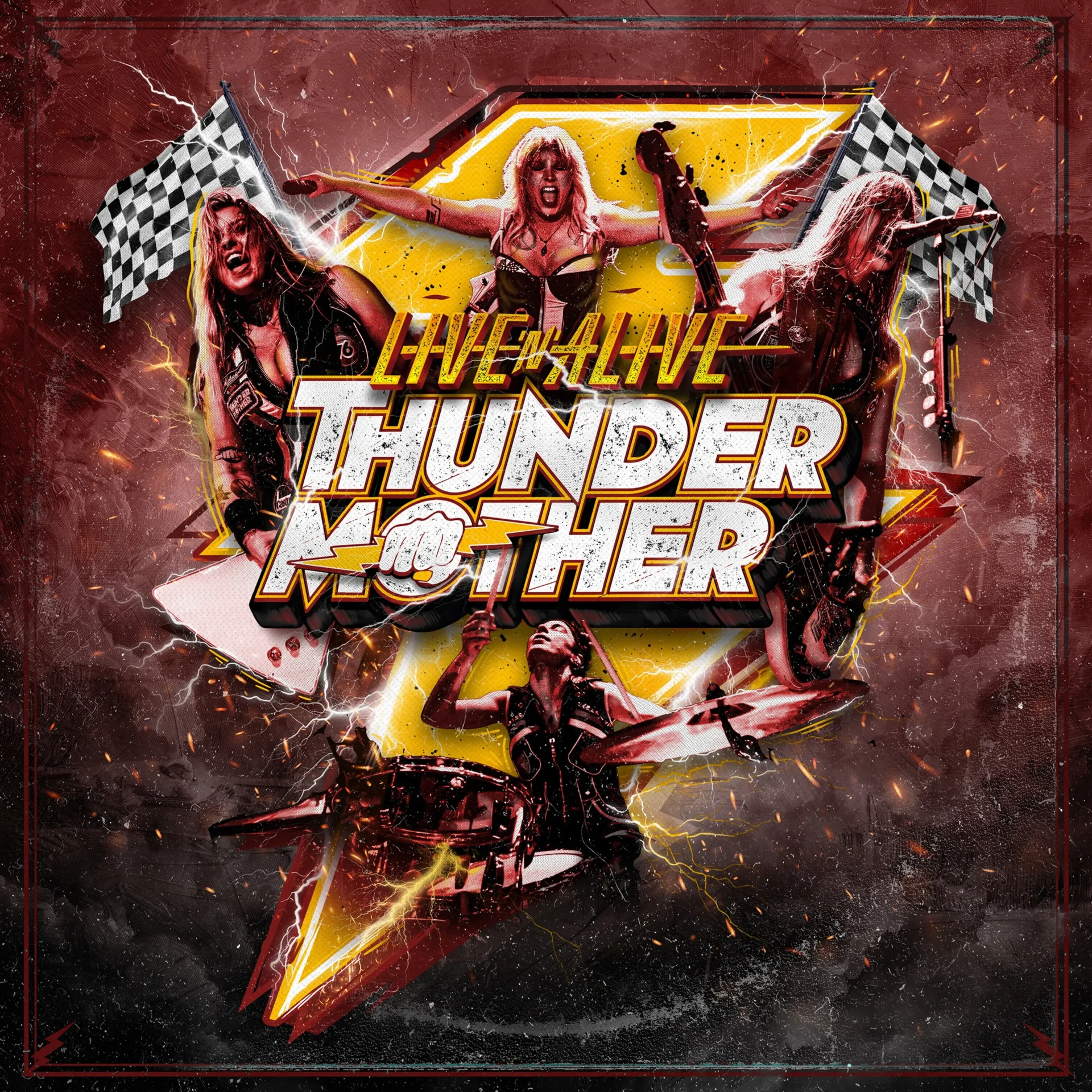THUNDERMOTHER · Live'n'Alive | DIGIPAK CD (Hard Rock CDs)