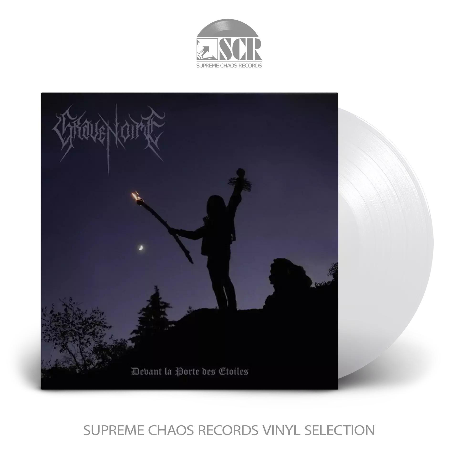 GRAVENOIRE · Devant La Porte Des Etoiles | CRYSTAL CLEAR LP (Black Metal Vinyl)