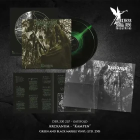 ARCKANUM · Kampen | GREEN/BLACK MARBLED 2LP (Black Metal Vinyl) · Picture 2