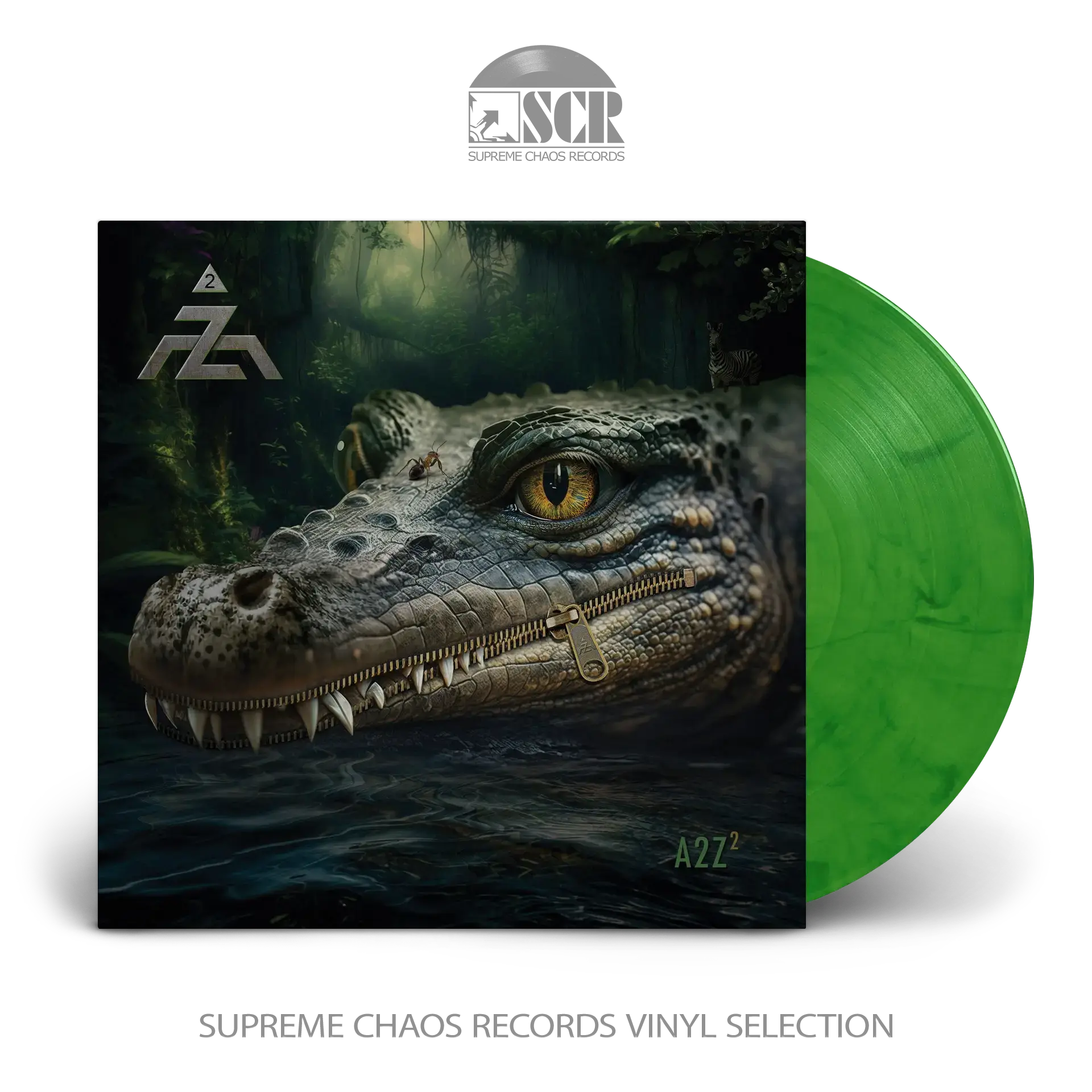 A-Z · A2Z² | GREEN MARBLED LP (Progressive Metal Vinyl)