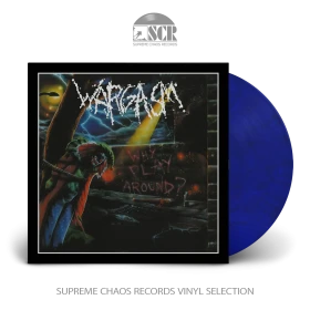 WARGASM · Why Play Around? | BLACK/BLUE LP (Thrash Metal Vinyl)