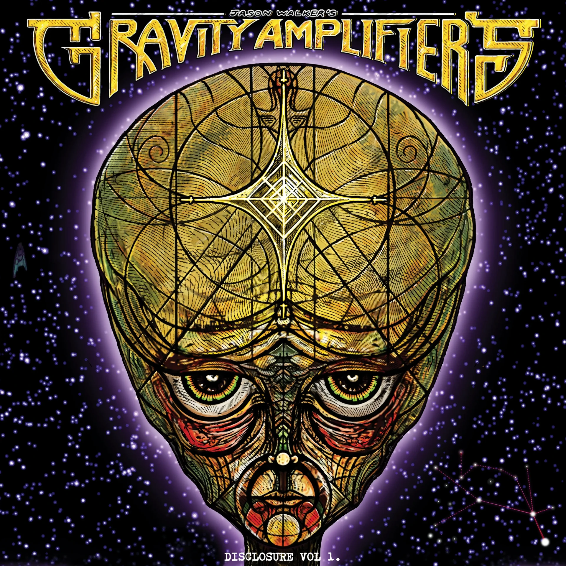 JASON WALKER'S GRAVITY AMPLIFIERS · Disclosure Vol 1 | LAVENDEL MARBLE LP (Heavy Metal/Stoner Rock Vinyl) · Picture 1